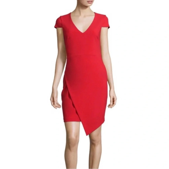 LIKELY Revolve Eleanor Sheath Dress Red Size 6 - Picture 1 of 5